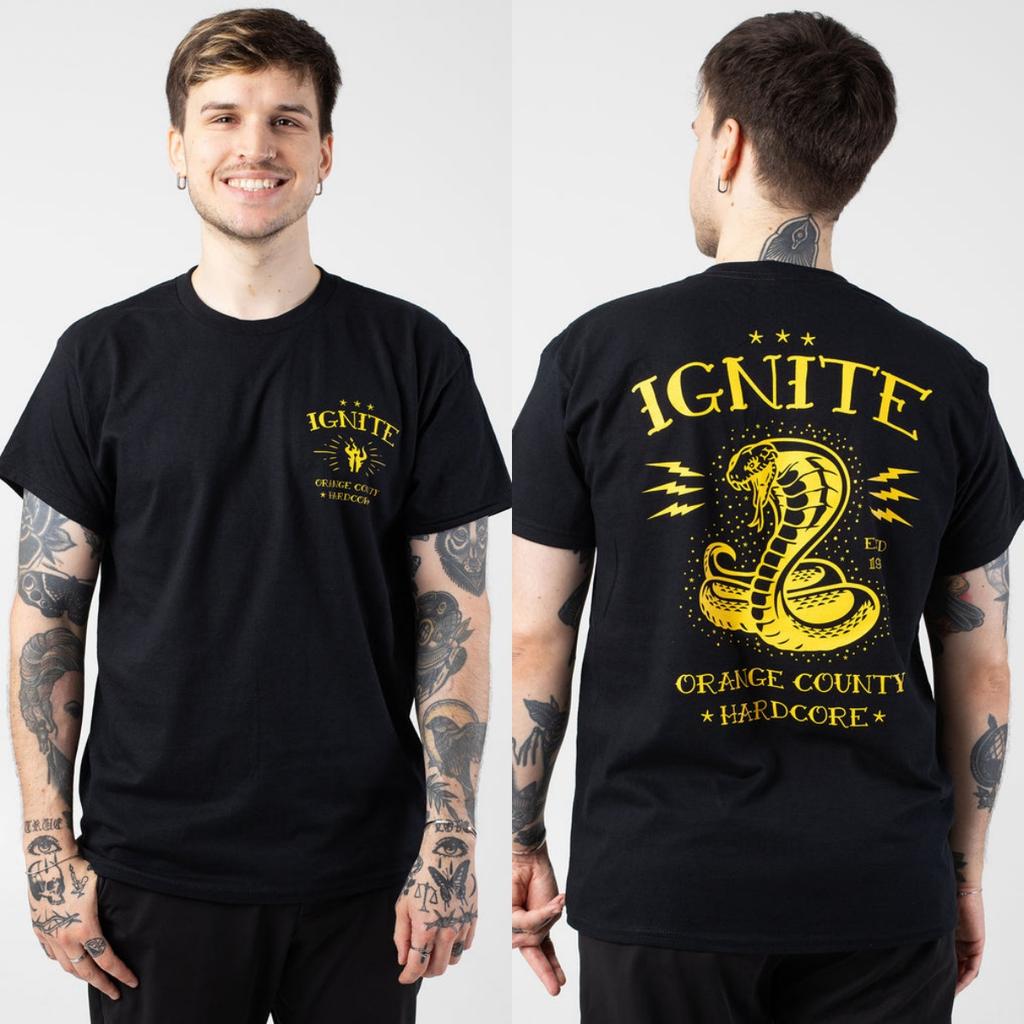 Hot Ignite Graphic Cotton Tshirt Unisex Summer Short Sleeve Fashion Brand Tee Luxury Casual Vintage Tees
