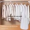 Telescopic Punch-Free Balcony Clothes Drying Rack - Stainless Steel Rod for Household Use