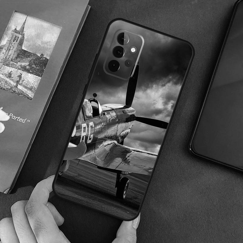 Мягкий чехол с рисунком самолета для Samsung Galaxy A54 A53 A73 A13 A71 A51 A14 A52 A32 A12 A22 A52S