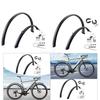 2x Mountain Bike Mud Guards Agat Splashing Water Dust Road Bike Fenders for Mountain Road Bike 700C Water Riding Rain