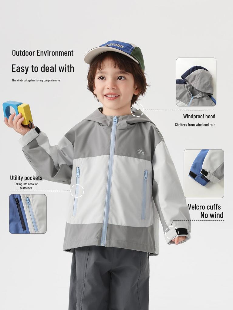 Trendy European Waterproof Toddler Jacket - New 2026 Spring/Autumn Style