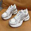 Новое поступление женских кроссовок из вулканизированной ткани, сетчатые кроссовки для папы, толстая подошва, спортивная обувь на танкетке, женские спортивные кроссовки