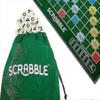 Роскошный набор Scrabble с фиксирующимися фишками для семейных развлечений_fosm
