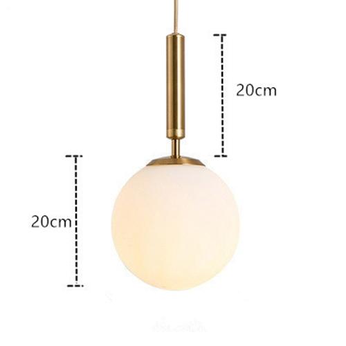 Современный подвесной светильник, роскошный золотой стеклянный шар, абажур, подвесные светильники для столовой, спальни, декоративное освещение