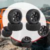 Аксессуары для шин RC 1/10 Хорошее сцепление Легкая сборка Износостойкость Стабильность Профессиональные резиновые шины