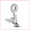 925 Silver Sister Heart Wedding Charm For Original Bracelet Cat Nurse Angel Jewelry Beads Spacer Stopper