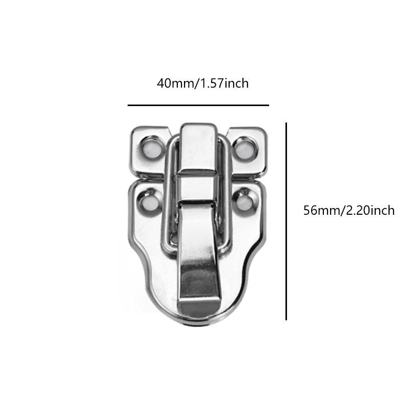 1 шт., металлическая защелка для чемодана, застежка нагрудная коробка, пряжка, старинный замок, пружинная застежка, винтажная