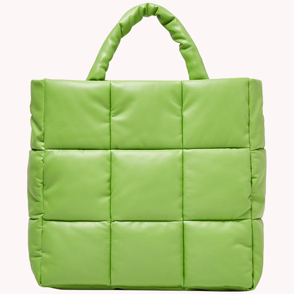 Женская стеганая сумка-тоут, универсальная сумка-тоут с мягкой подкладкой, мягкая стеганая сумка через плечо, легкая сумка для покупок на молнии большой вместимости