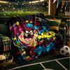 Tazma-nian Artwork Throws Blanket Flannel Blankets Plush for Couch Bed Gifts for Men Women Travel picnic blanket Christmas fan gifts