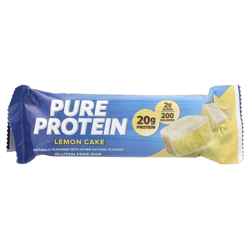 Gluten Free Bars, Lemon Cake, 12 Pieces, 50G (1.76Oz) Each