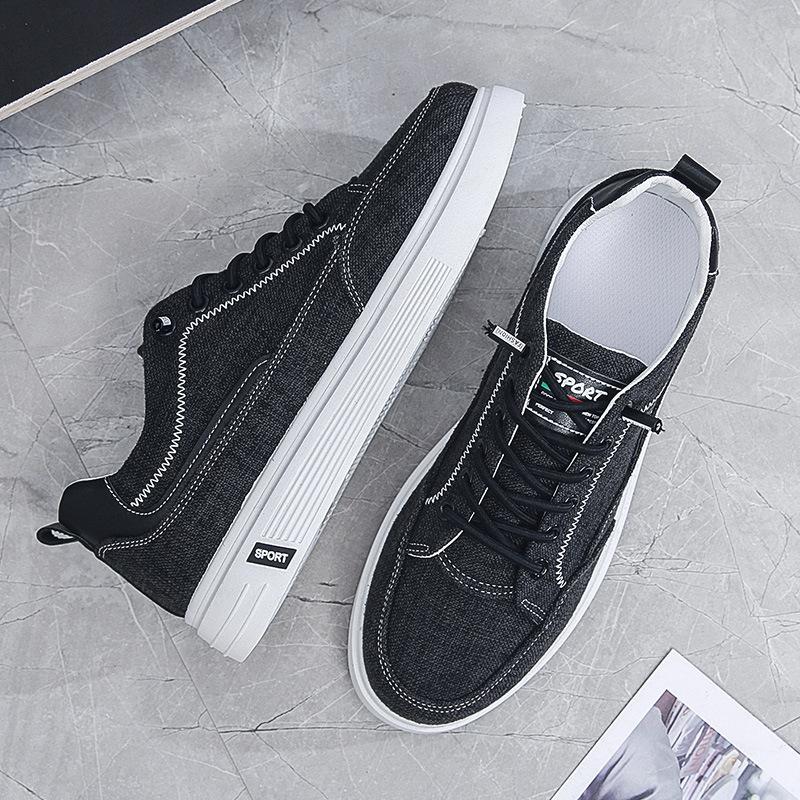 Мужская обувь осень 2025 дышащая новая спортивная и повседневная тканевая обувь мужская рабочая парусиновая мужская обувь для серфинга осенние модели