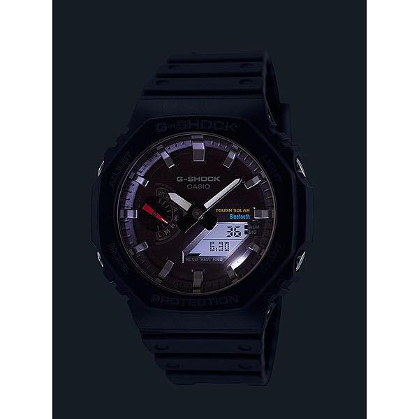 Casio Бренд Черный Тонкий Солнечный Bluetooth Ударопрочный Водонепроницаемый до 20 АТМ Часы G-SHOCK GA-B2100-1AJF
