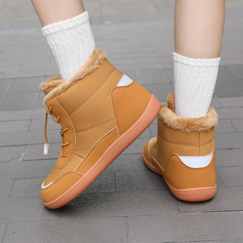 Зимние мужские и женские теплые хлопковые ботинки для защиты от нескользящей погоды