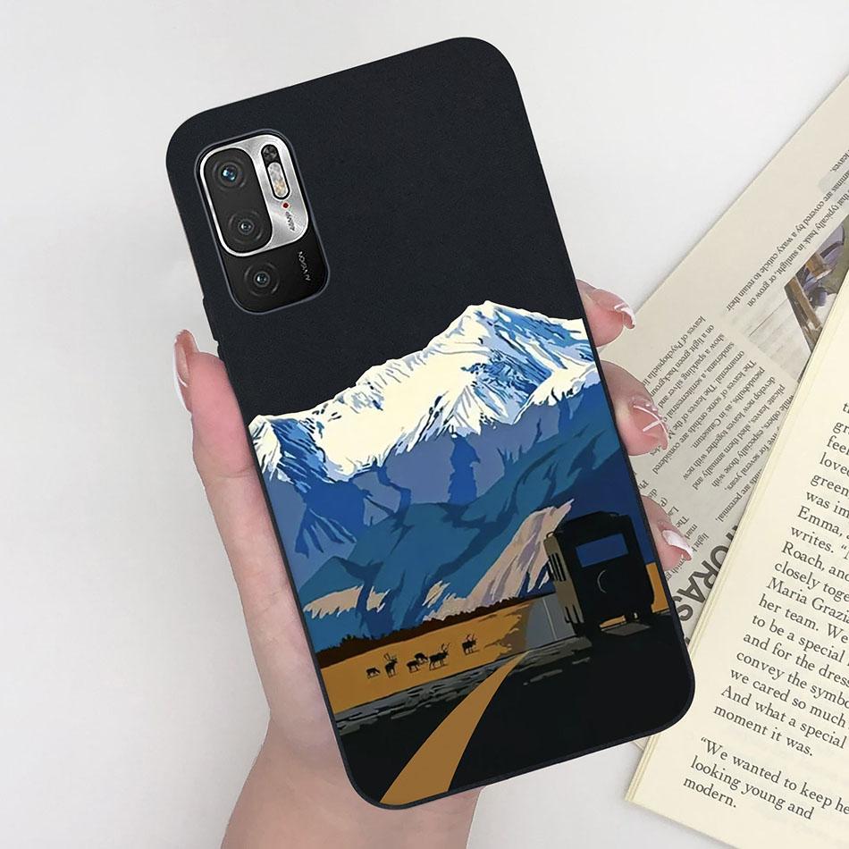 For Xiaomi Redmi Note 10 10T 11 SE 5G Case Pilot Cartoon Pattern Soft Silicone Back Cover For Xiaomi Poco M3 Pro 5G New Bumper