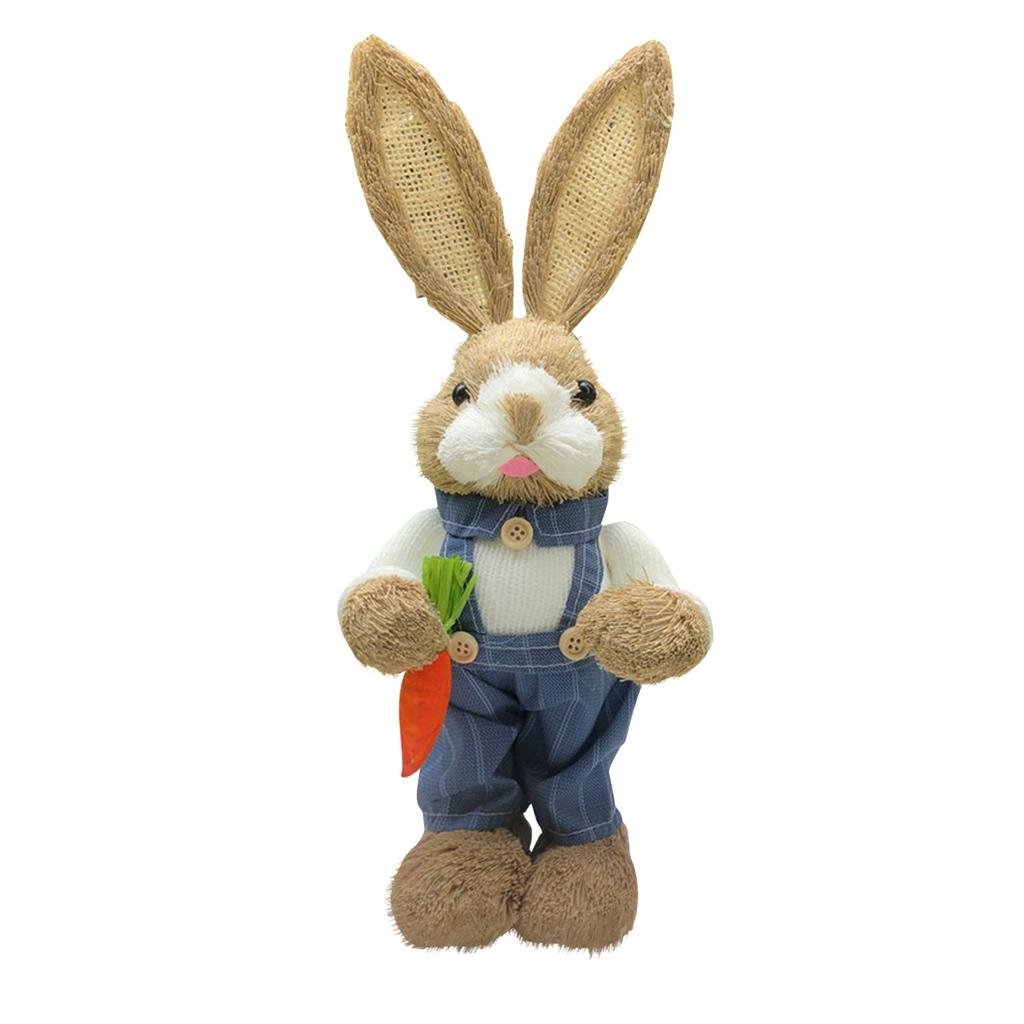 Пасхальные украшения в виде кролика. Украшение дома. Украшение торгового центра. Украшение сада.