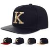 Unisex Diamond K Letter Label Hip-hop Hats Spring And Autumn Outdoor Adjustable Sports Casual Baseball Caps Sunscreen Hat
