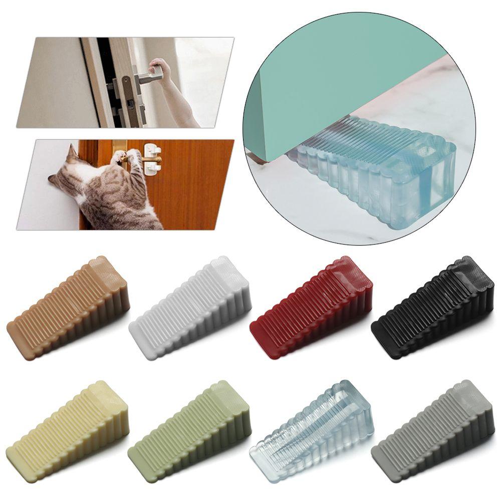 Home Non Punching Anti-Collision Floor Block Wall Protector Door Stopper Door Wedge