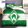Sportverein Werder Bremen Pattern Bedding Quilt Set  Home Decoration  Gift (1 * duvet cover + 2 * pillowcase  without core)