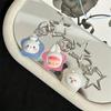 1PC Lucky Star Keychain Key Decoration Plastic Animal Star Pendant Cute Cartoon Luminous Keychain Bag Pendant Accessories