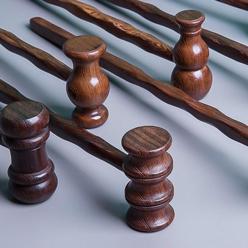 Облегчение мышц Массажный молоток для спины Акупрессурный ролик-молоток Деревянный массажный молоток Шея