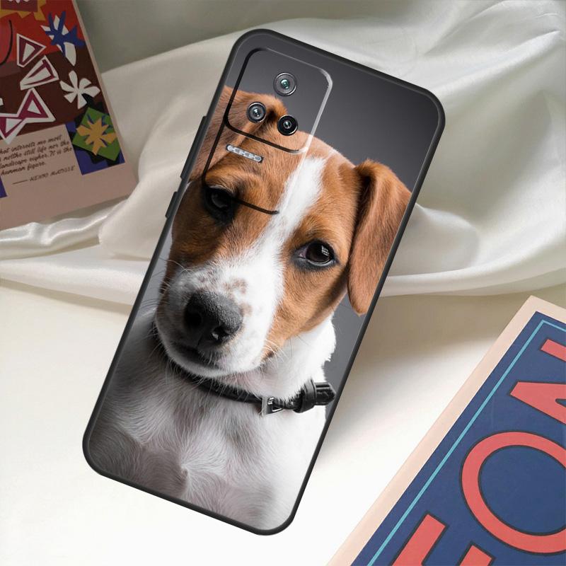 Чехол для собак Джек Рассел Терьер для POCO M6 Pro X3 X4 X5 X6 M5s F3 F5 Xiaomi 13T Pro 12T 11T 12 13 Lite 14 Ultra