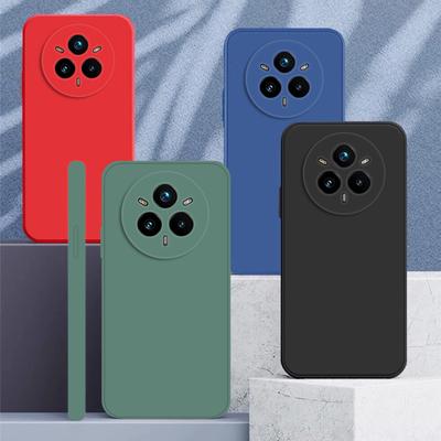 Для Realme 14 Pro Plus Чехол Realme 14 Pro Plus Чехол Мягкий Жидкий Силиконовый Бампер Защитные Чехлы для Телефона На Realme 14 Pro+ Funda