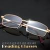 Metal Frame Reading Glasses Men Women Gold Silver Presbyopia Magnifying Fashion Square Full-frame +1.0 1.5 2.0 2.5 3.0 3.5 4.0