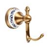 Bathroom Accessories Bath Hardware Set Antique Color Toilet Paper Holder Towel Rack Tissue Holder Cup Holder Robe Hook HJ-1800F