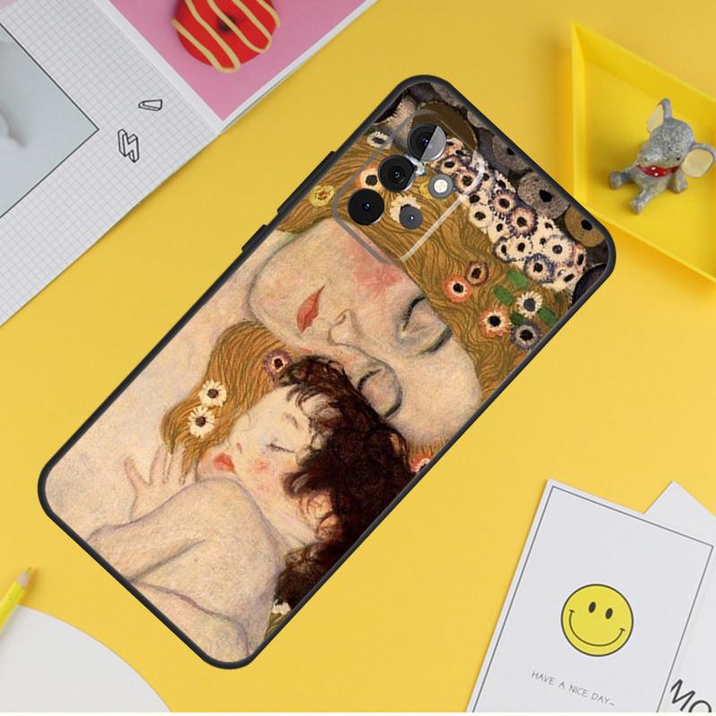 Чехол для телефона с картиной Густава Климта «Поцелуй» для Samsung Galaxy A16 A26 A36 A56 A06 A55 A35 A15 A53 A32 A52 A33 A13 A14 A34 A54 A17