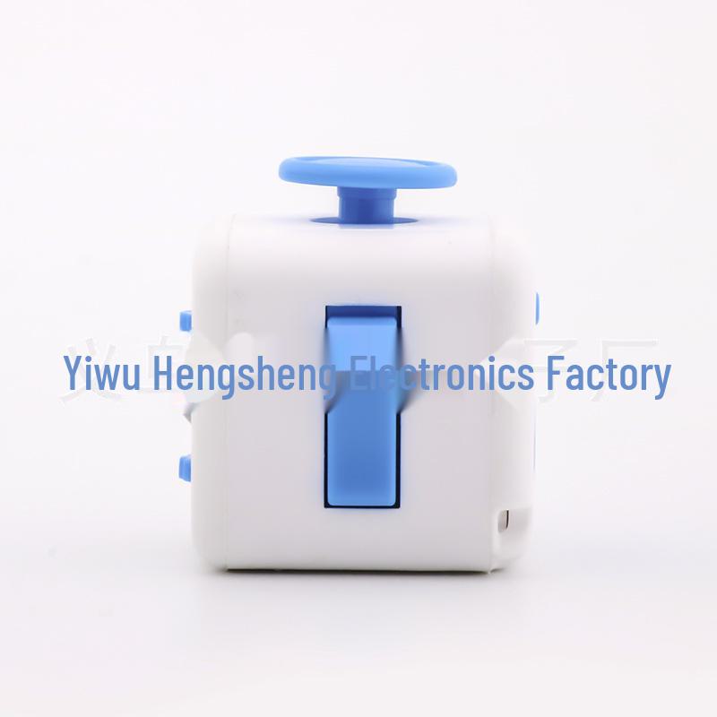 Six-Sided Finger Exercise Rubik's Cube: Hot Decompression Dice Toy