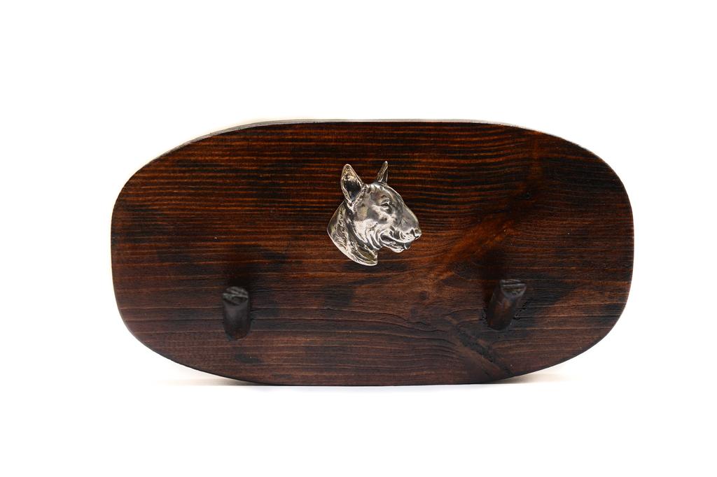 Bull Terrier, Bully III – Accessory rack, dog medal rack | Art-Dog