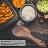 Non-stick Natural Wooden Rice Paddle, Shallow Round Head Rice Spoon, Kufooeyhnc98vm3