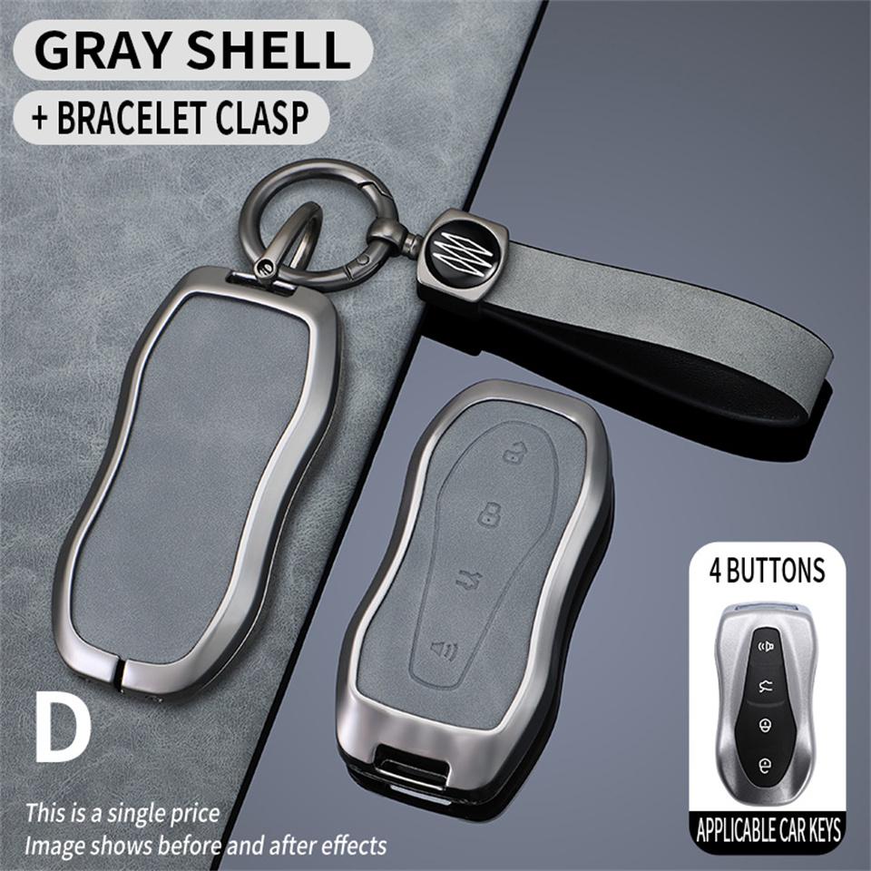 Чехол для автомобильного ключа, держатель, защитная оболочка для Geely New Emgrand GS X6 SUV EC7, аксессуары для стайлинга автомобиля, брелок с пряжкой
