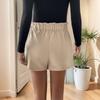 Женские брюки осенние повседневные эластичные твидовые шорты