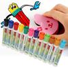 12 цветов, легко стираемые, самодельные детские маркеры, набор жидких меловых ручек