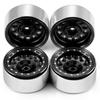 RCMAZO 1.3" Алюминиевый диск колеса Beadlock с отрицательным вылетом 1.3" Ступица колеса для SCX24 TRX4M 124 118 RC Гусеничный Автомобиль Улучшение (черный)