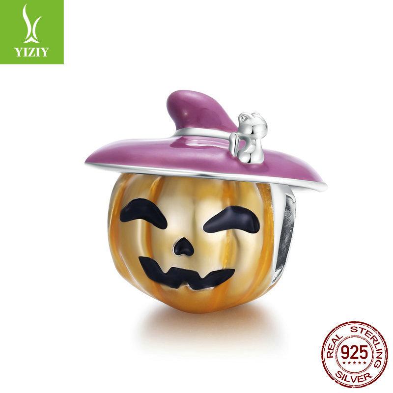 Halloween Bracelet Beaded 925 Silver, Diablo Festival Diy Bead Loose Bead Accessories