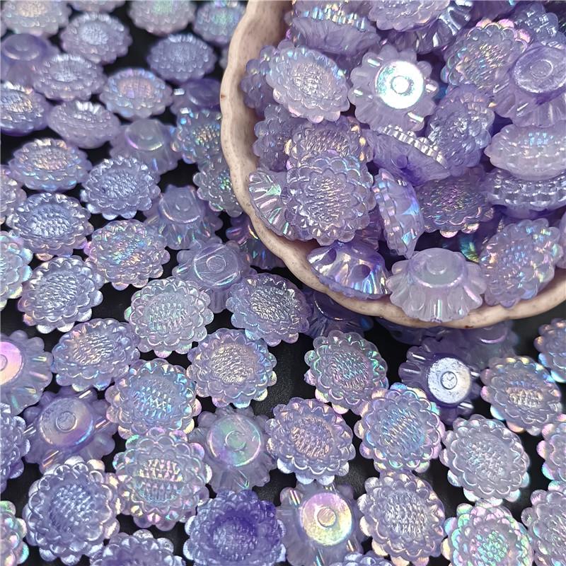 20 шт. свободные бусины с двойным отверстием AB цвета, подвески, бусины подсолнечника для изготовления ювелирных изделий, сделай сам, материал для изготовления бисера ручной работы