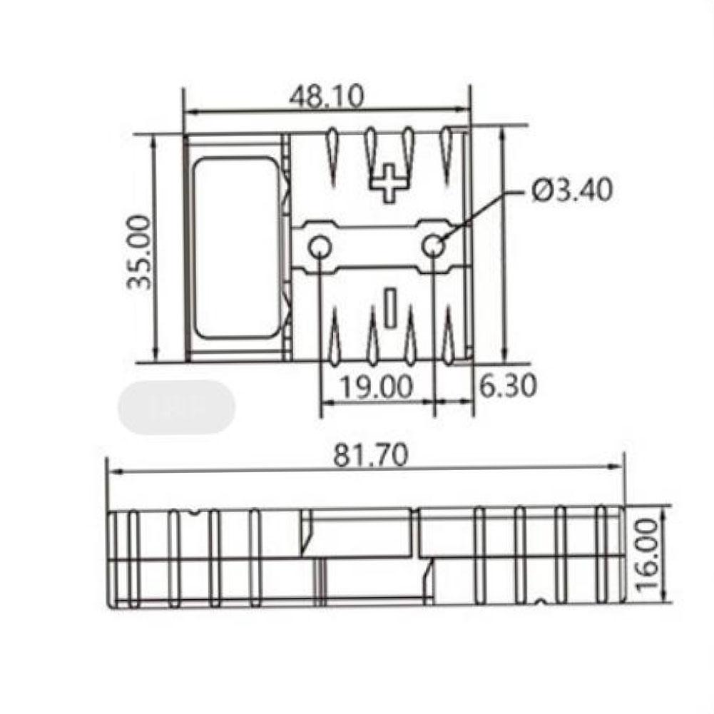 Удлинитель с вилкой 50 см, ПВХ + медь, 100 см, абсолютно новый
