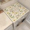 Printed Washing Machine Dust Cover Absorbent Table Pad Drying Drain Pad Fridge Top Mat Bathroom