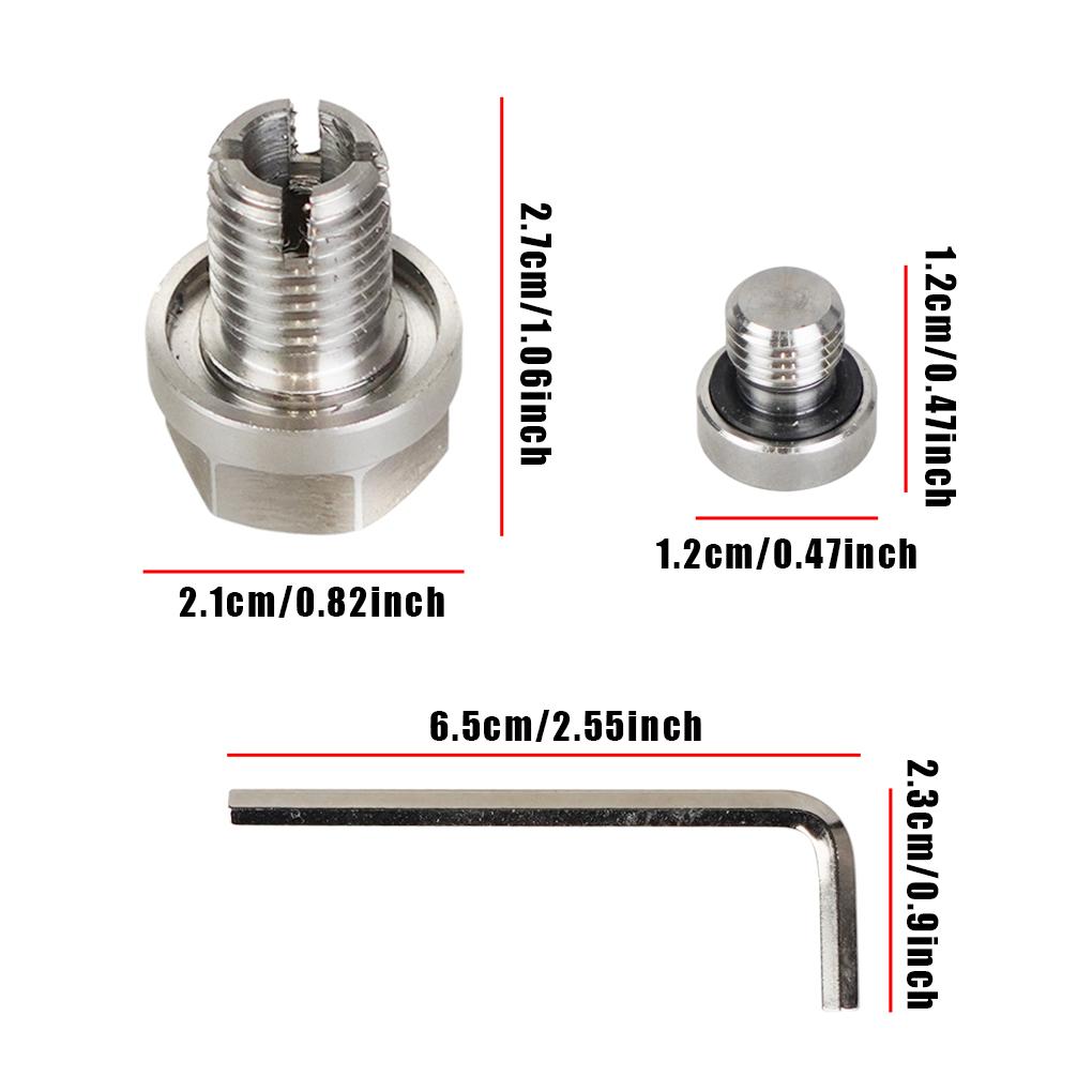 Stainless Steel Extra Large Drain Plug For Time-saving And Money-saving Repairs Thread Repair Kit