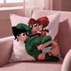 Cartoon R-Ranma1 1/2 Cushion Cover Multi-Scene Pillow Cover for Home & Car - Reversible, Soft & Durable for Daily Use
