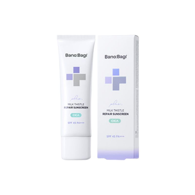 BANOBAGI Расторопша Восстанавливающий Cica Солнцезащитный крем Плюс SPF50+ PA++++ 50 мл
