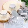 5Pcs Travel Face Cream Jar Empty Plastic Cosmetic Makeup Bottle 20Ml 30Ml 50Ml Transparent Storage Container Refillable Bottles