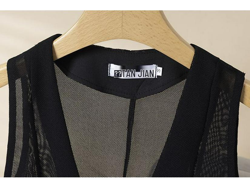 2025 Women's V-Neck Mesh Slimming Summer Vest