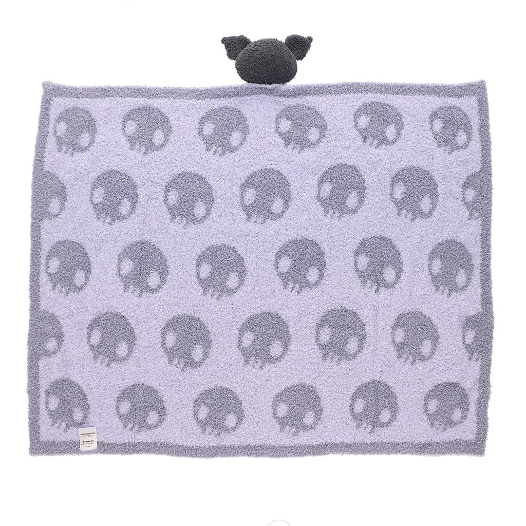 Marushin Sanrio Kuromi Suyamoko Kuromi Mascot Cute and Made with Mitt Stylish Winter Product 3805002000 Blanket, Fluffy, Fabric, Item, Number