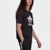 Adidas Оригиналы Adicolor Classics с большим логотипом и принтом, спортивная футболка с круглым вырезом и короткими рукавами, мужские топы, черные H06642