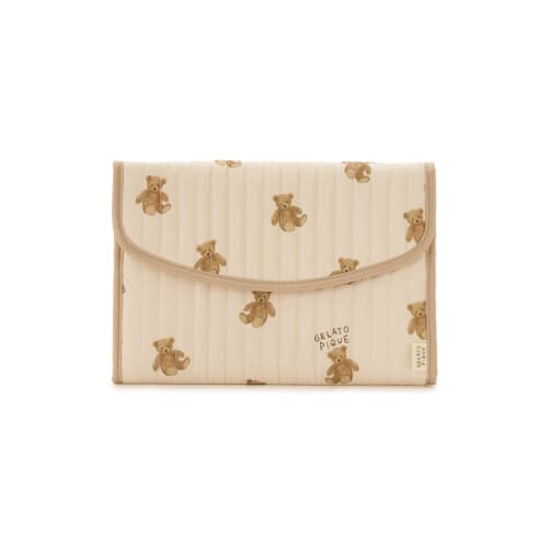 Gelato Pique Bear Pattern Mother and Child Notebook Case L Pwgg235591 Womens Beg