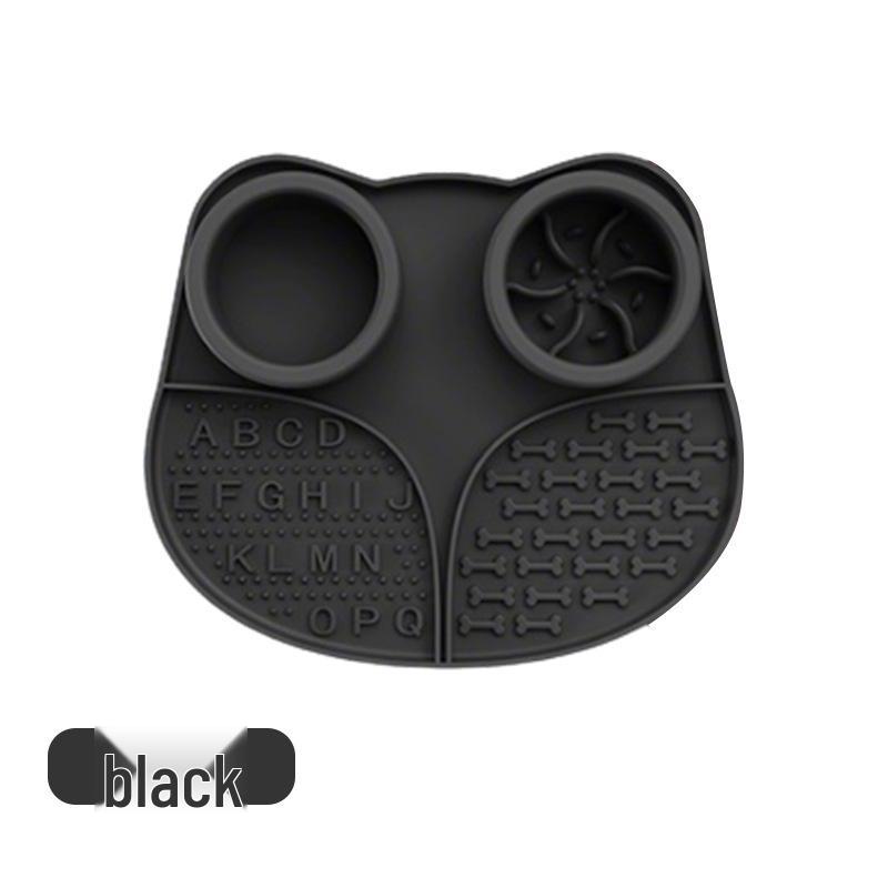 Миска-медленнее с присоской против удушья - Легко моется, Пищевой силиконовый коврик для кормления питомцев