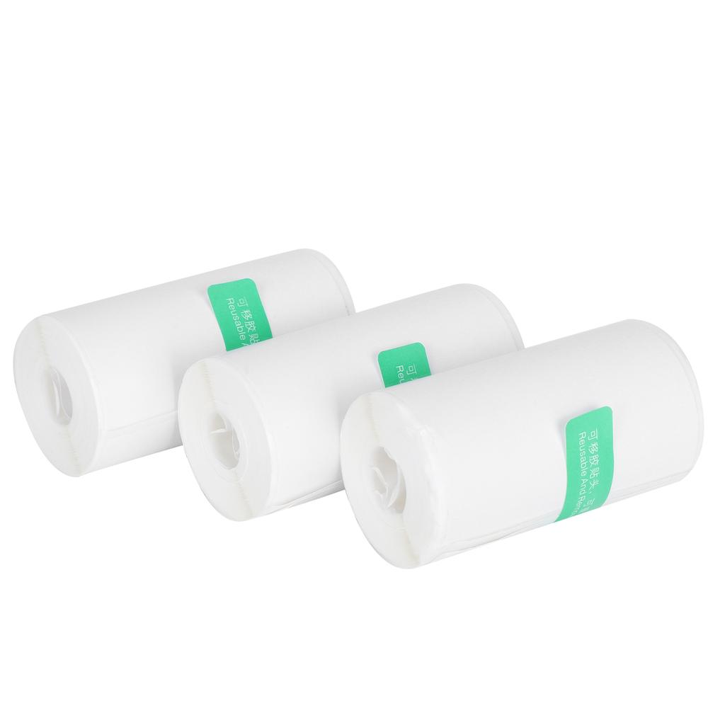 3 шт. Печатная бумага Термонаклейки Неправильное название Этикетки для чеков Расходные материалы для принтера Белые